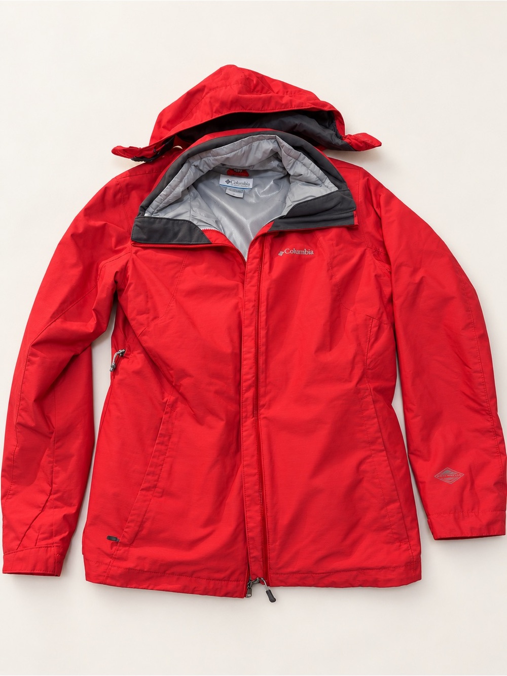 Columbia Women’s XL Red 3-in-1 Interchange Jacket with Removable Liner